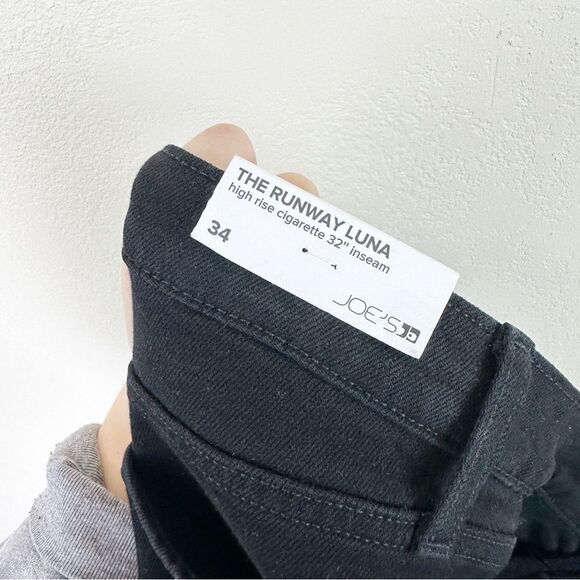 Joes Runaway Luna Black Denim Jeans Stretch Bootcut New - Picture 2 of 9
